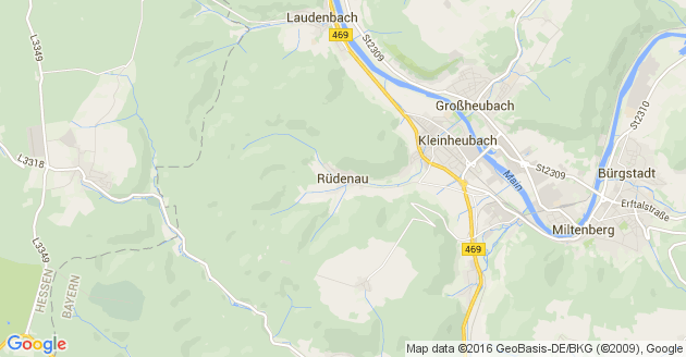 Karte Rüdenau
