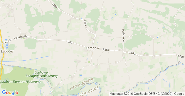 Karte Lemgow