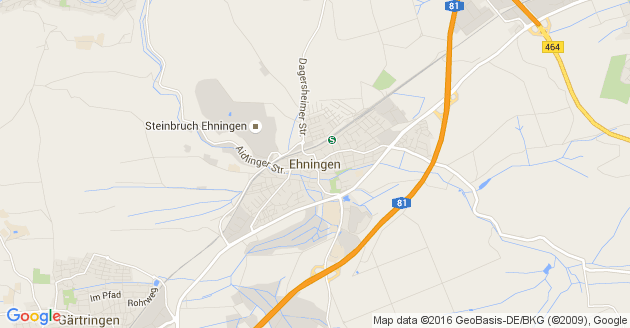 Karte Ehningen