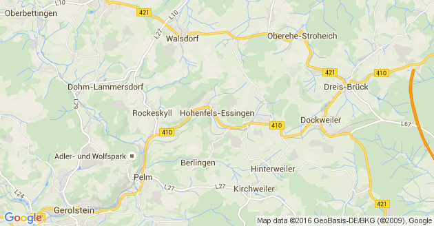 Karte Hohenfels Essingen