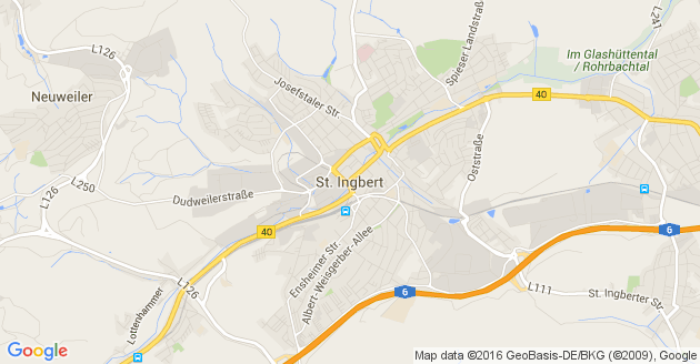 Karte Sankt Ingbert
