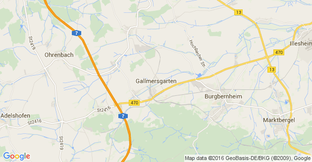 Karte Gallmersgarten