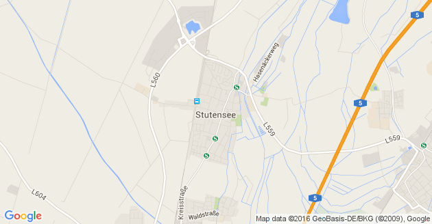 Karte Stutensee