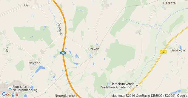 Karte Staven