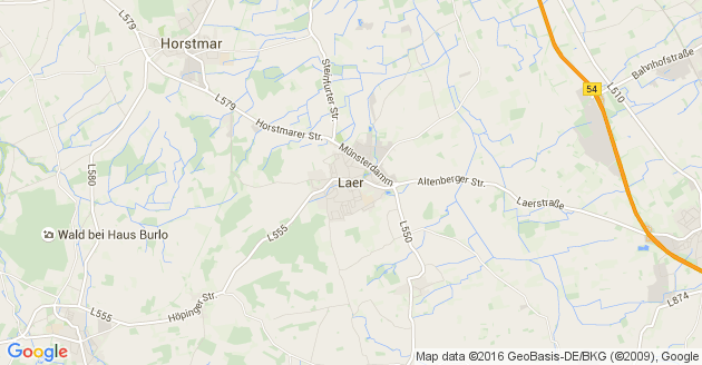 Karte Laer Kreis Steinfurt