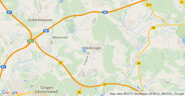 Karte Steißlingen