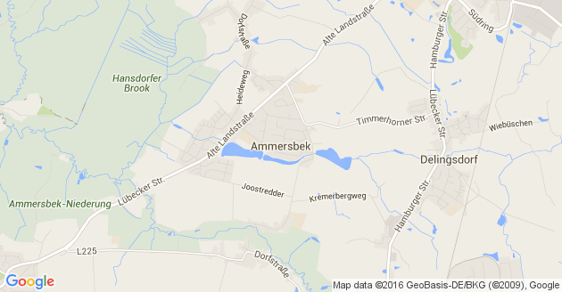 Karte Ammersbek