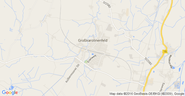 Karte Großkarolinenfeld