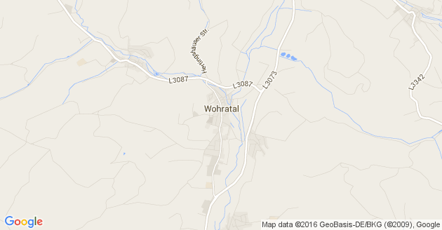 Karte Gemünden an der Wohra