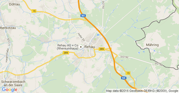 Karte Rehau