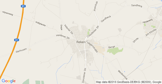 Karte Reken