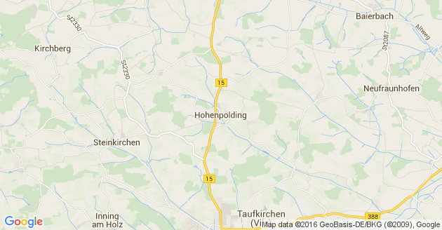 Karte Hohenpolding