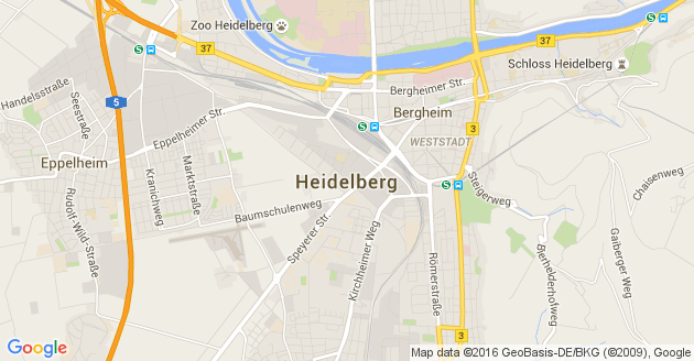 Karte Heidelberg             