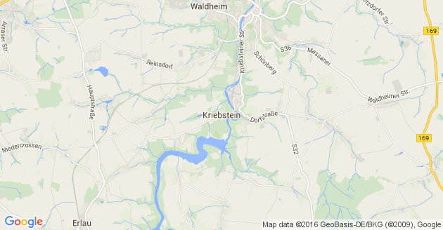 Karte Kriebstein