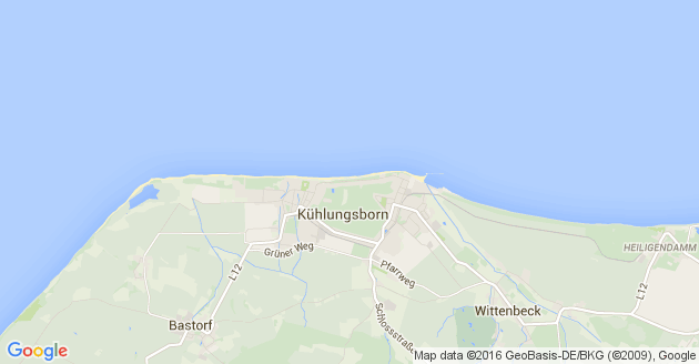 Karte Kühlungsborn Ostseebad