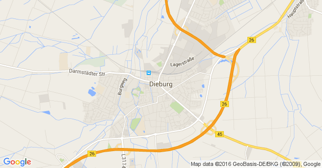 Karte Dieburg