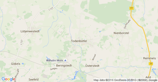 Karte Todenbüttel