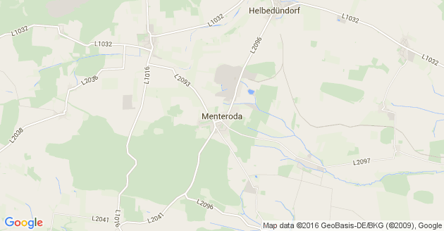 Karte Menteroda