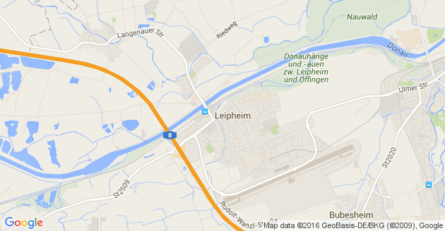 Karte Leipheim