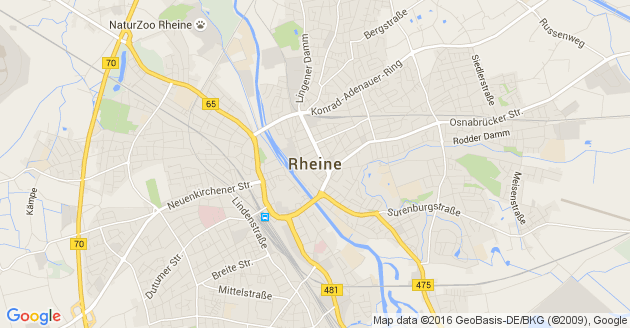 Karte Rheine