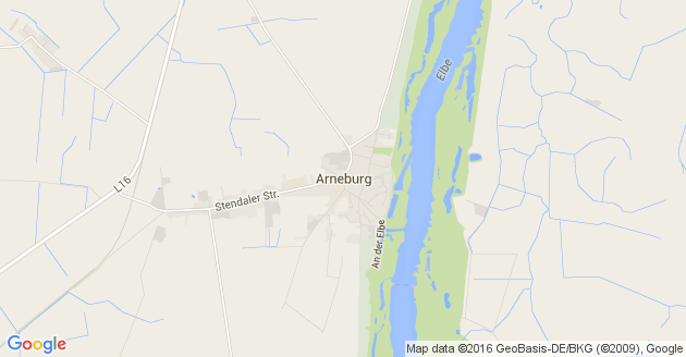 Karte Arneburg