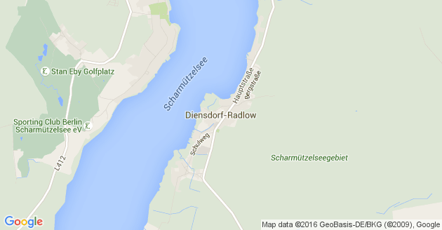 Karte Diensdorf Radlow