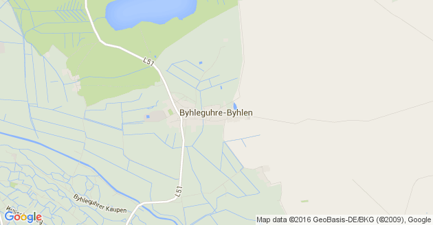Karte Byhleguhre Byhlen