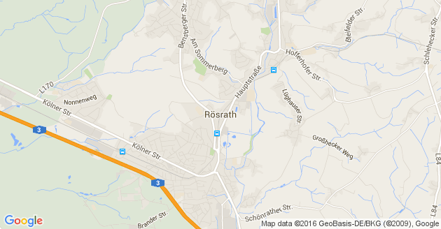 Karte Rösrath