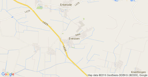 Karte Evessen