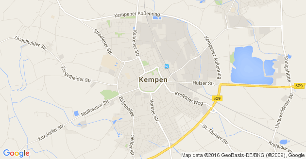 Karte Kempen