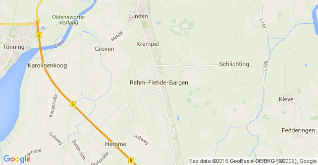 Karte Rehm Flehde Bargen