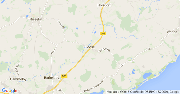 Karte Loose bei Eckernförde