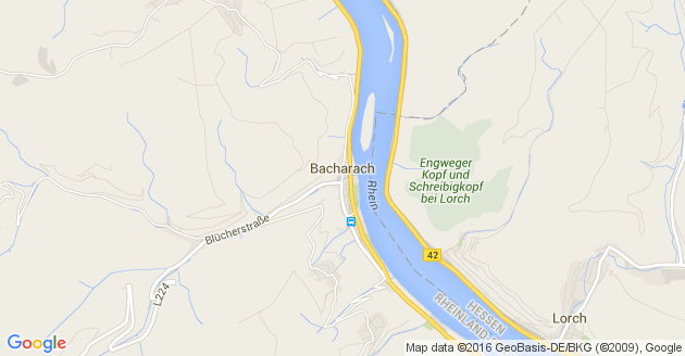 Karte Bacharach