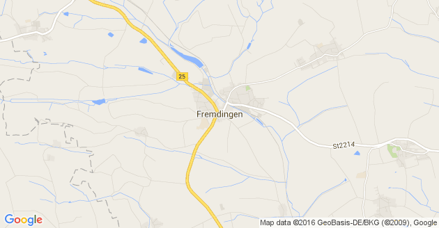 Karte Fremdingen