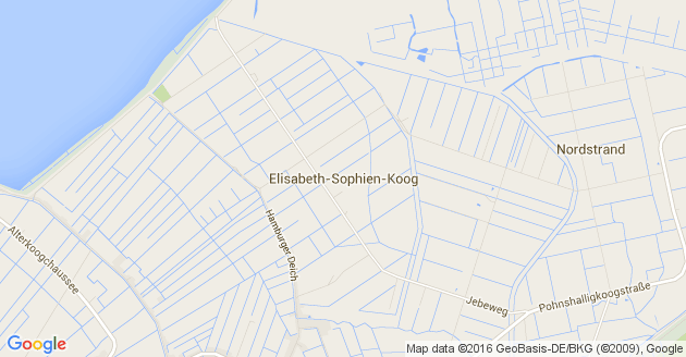 Karte Elisabeth Sophien Koog