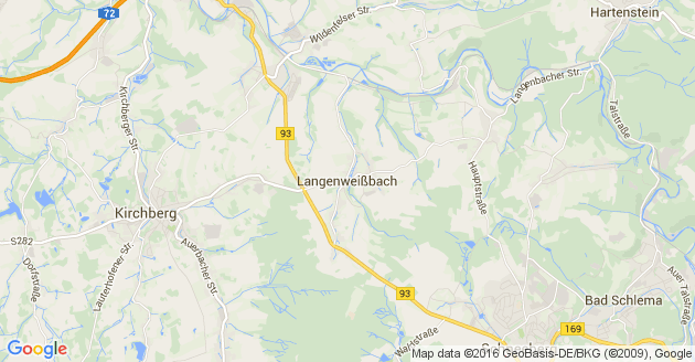 Karte Langenweißbach