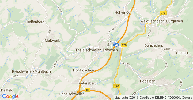 Karte Thaleischweiler Fröschen