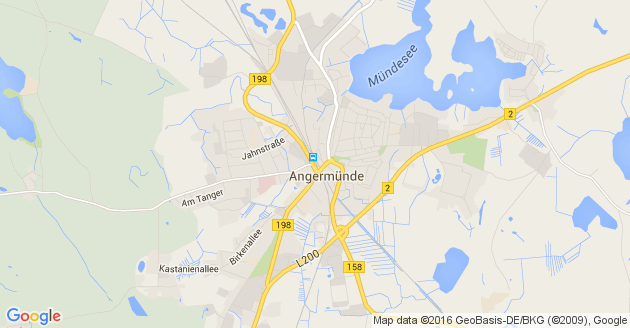 Karte Angermünde