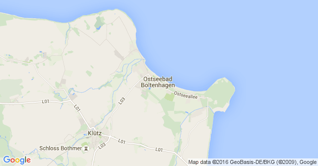 Karte Ostseebad Boltenhagen