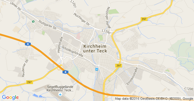 Karte Kirchheim unter Teck