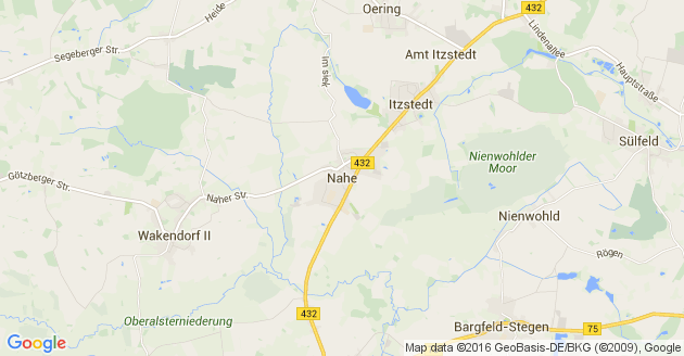 Karte Nahe