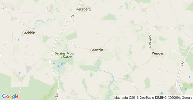 Karte Granzin                