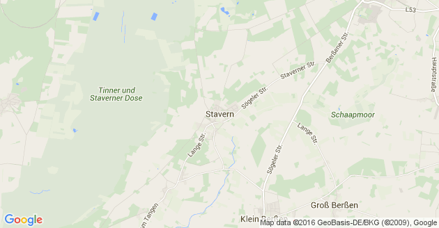 Karte Stavern im Emsland