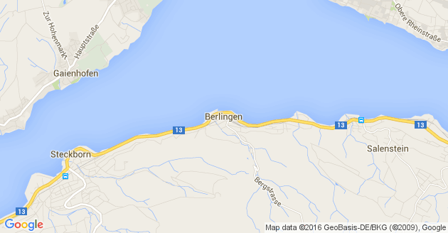 Karte Berlingen in der Eifel