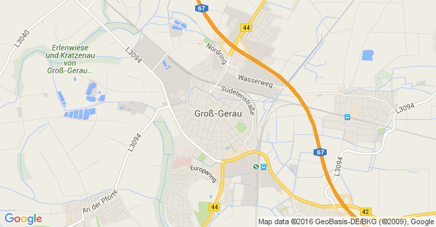 Karte Groß Gerau