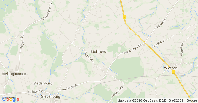 Karte Staffhorst