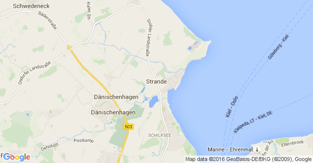 Karte Strande