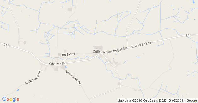 Karte Zölkow