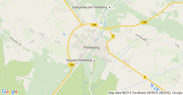Karte Perleberg