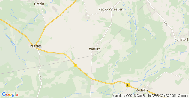 Karte Warlitz